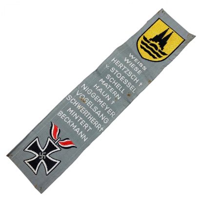 Original WWII German 26. Infanterie Division Knight Cross holders bookmark