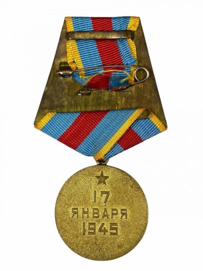 Original WWII Russian 'For the Liberation of Warsaw' medal