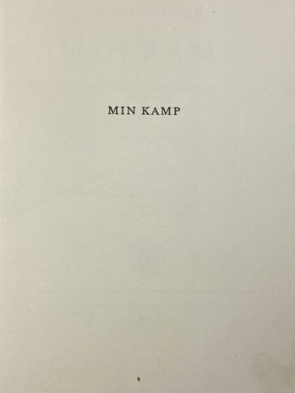 Original WWII Danish 'Min Kamp' book 1934