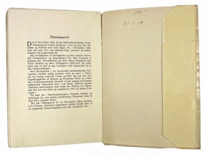 Original WWII Danish 'Min Kamp' book 1934