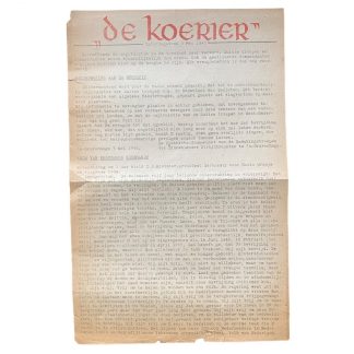 Original WWII Dutch resistance newspaper - Liberation of the Netherlands