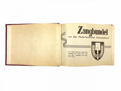 Original WWII Dutch N.A.D. song book