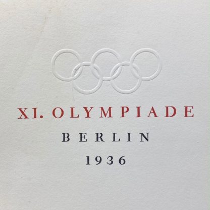 Original German Olympic Games 1936 set