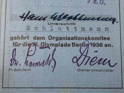 Original German Olympic Games 1936 set