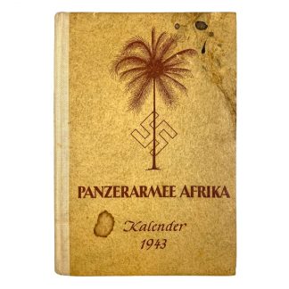 Original WWII German Panzerarmee Afrika kalender
