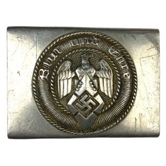 Original WWII German Hitlerjugend buckle - Friedrich Linden