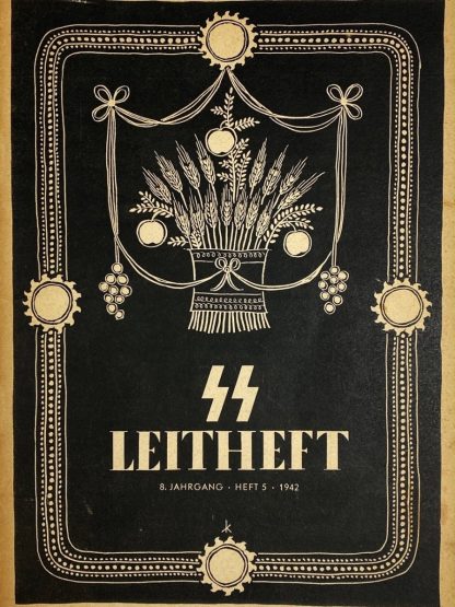 Original WWII German SS Leitheft - Heft 5 - 1942