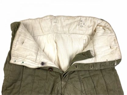 Original WWII British produced Lend-Lease Telogreika trousers for Red Army