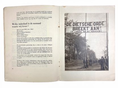 Original WWII Belgian Verdinaso brochure