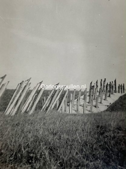 Original Pre 1940 Dutch army photo - Defenses at the Afsluitdijk