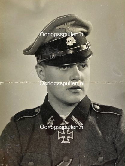 Original WWII Dutch Waffen-SS volunteer portrait photo - KC holder Gerardus Mooyman