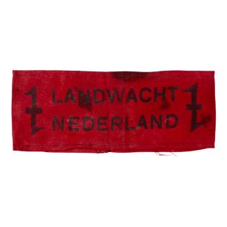 Original WWII Dutch 'Landwacht Nederland' armband
