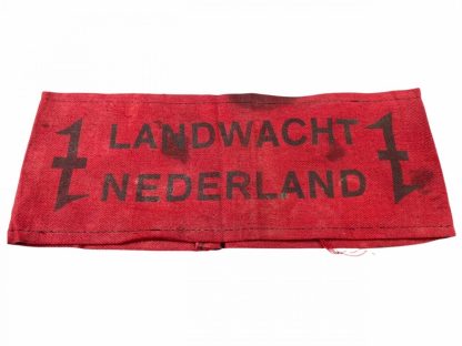 Original WWII Dutch 'Landwacht Nederland' armband
