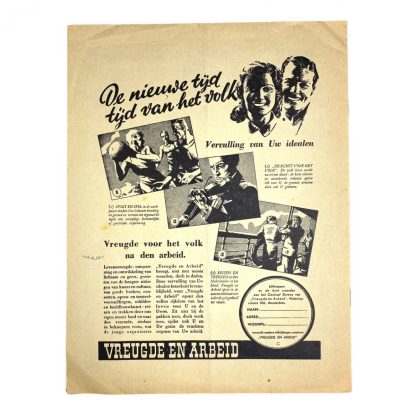 Original WWII Dutch Rechtsfront magazine