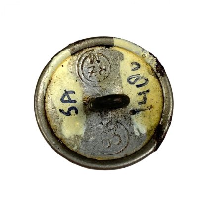 Original WWII German Waffen-SS VT cap button