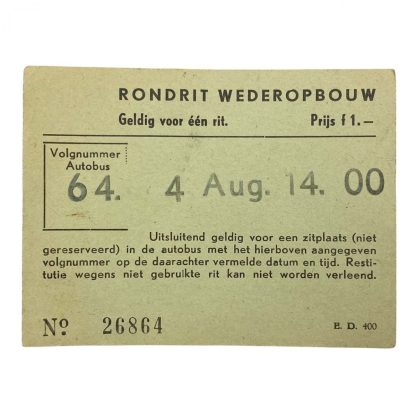 Original WWII Dutch Rotterdam 1940 set