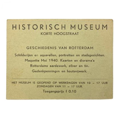 Original WWII Dutch Rotterdam 1940 set