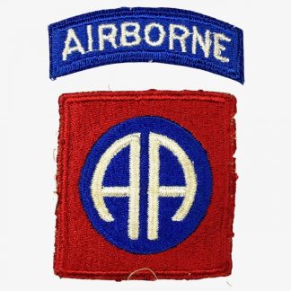Original WWII US 82nd Airborne Division patch