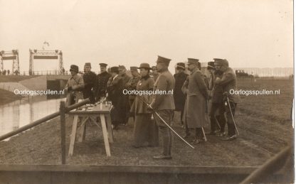 Original WWI Dutch army photo - Queen Wilhelmina visits the troops in Engelen