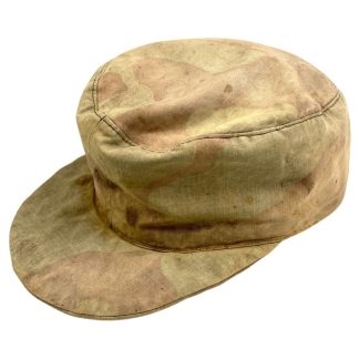 Original WWII German WH/Waffen-SS field made camouflage field cap