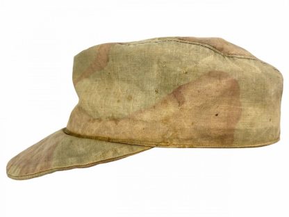 Original WWII German WH/Waffen-SS field made camouflage field cap