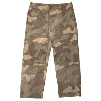 Original WWII German field made camouflage trousers
