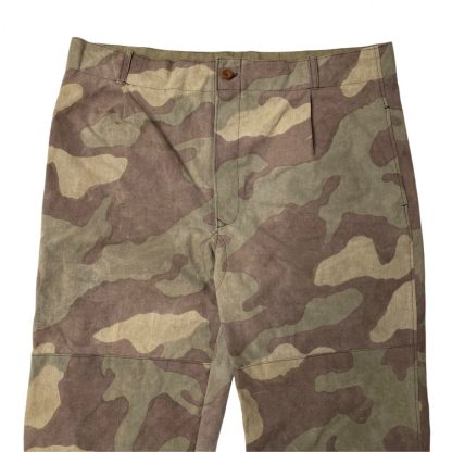 Original WWII German field made camouflage trousers