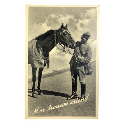 Original Pré 1940 Dutch army post card