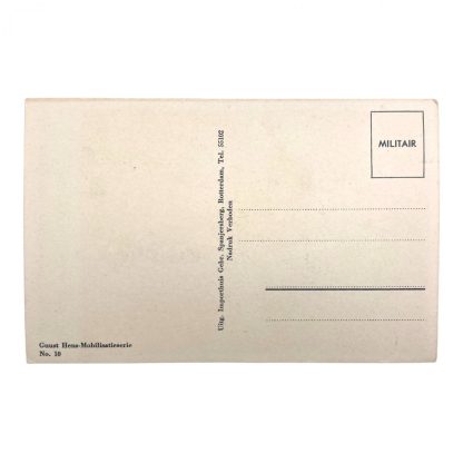 Original Pré 1940 Dutch army post card