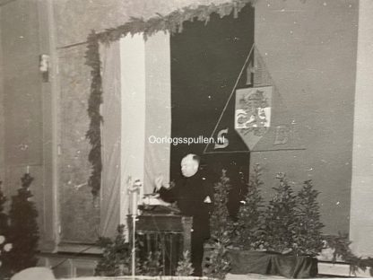 Original WWII Dutch NSB photo set - NSB meeting in Den Haag