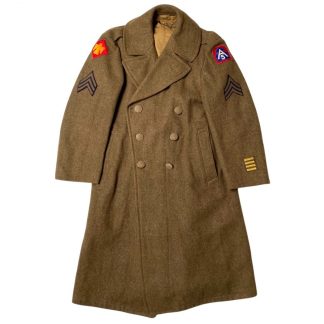 Original WWII US 45th Infantry Division overcoat