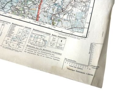 Original WWII German map of Groningen