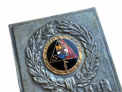 Original WWII Dutch NSB ‘Strijd & Offer’ plaque
