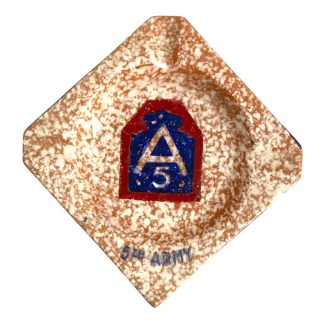 Original WWII US 5th army ashtray