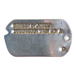 Original WWII US dog tag