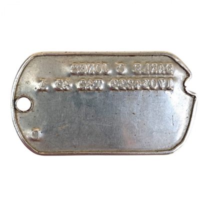 Original WWII US dog tag