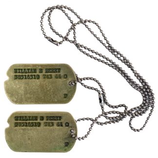 Original WWII US dog tags