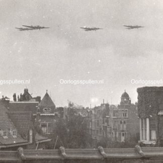 Original WWII Dutch photo Food dropping 1945