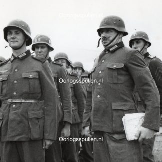 Original WWII British photo 'British soldiers in German uniform' 1943