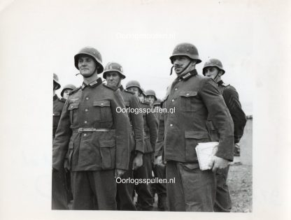 Original WWII British photo 'British soldiers in German uniform' 1943