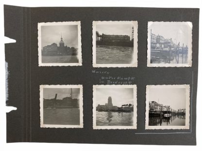 Original WWII German Kriegsmarine photo grouping Dordrecht