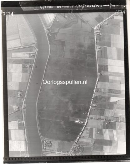 Original WWII British RAF Aerial photo Netherlands