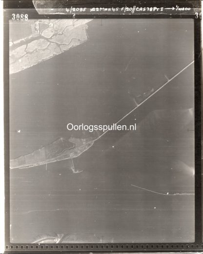 Original WWII British RAF Aerial photo Netherlands