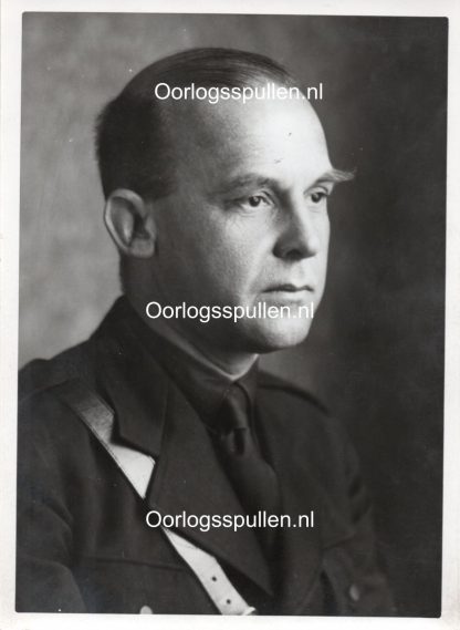 Original WWII Dutch NSB portrait photo Rost van Tonningen