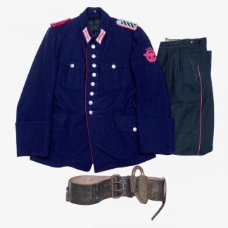 Original WWII German Feuerschutzpolizei uniform set