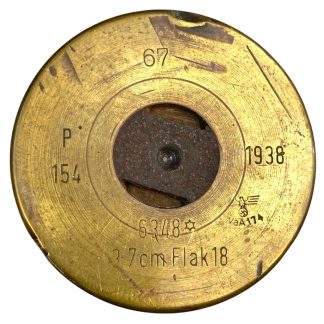 Original WWII German FLAK 3,7 cm shell