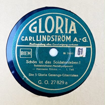 Original WWII German record - Schön ist das Soldatenleben!