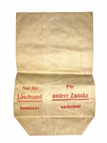 Original WWII German Luftschutz 'Löschsand' bag