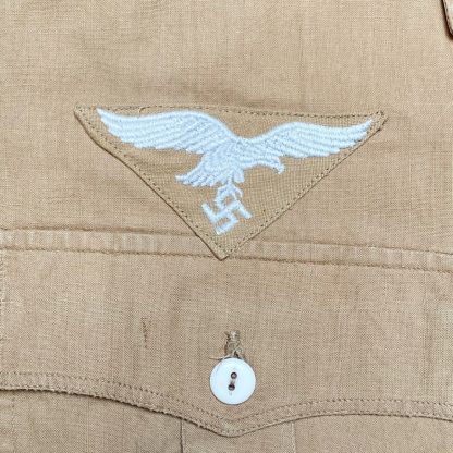 Original WWII German Luftwaffe tropical blouse