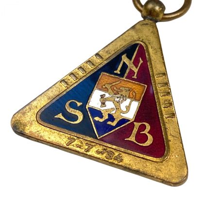 Original WWII Dutch NSB 'afstandmars' medal - July 7, 1934!